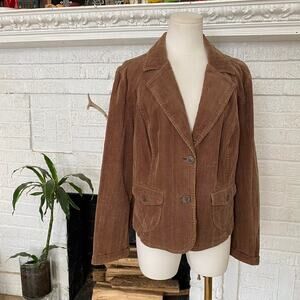 Vintage y2k brown corduroy jacket